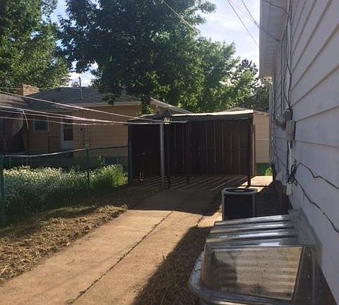 Back yard looking west