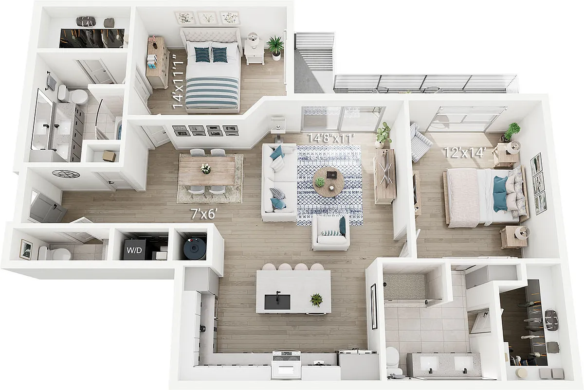 Floor plan BE1