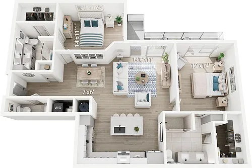 Floor plan BE1