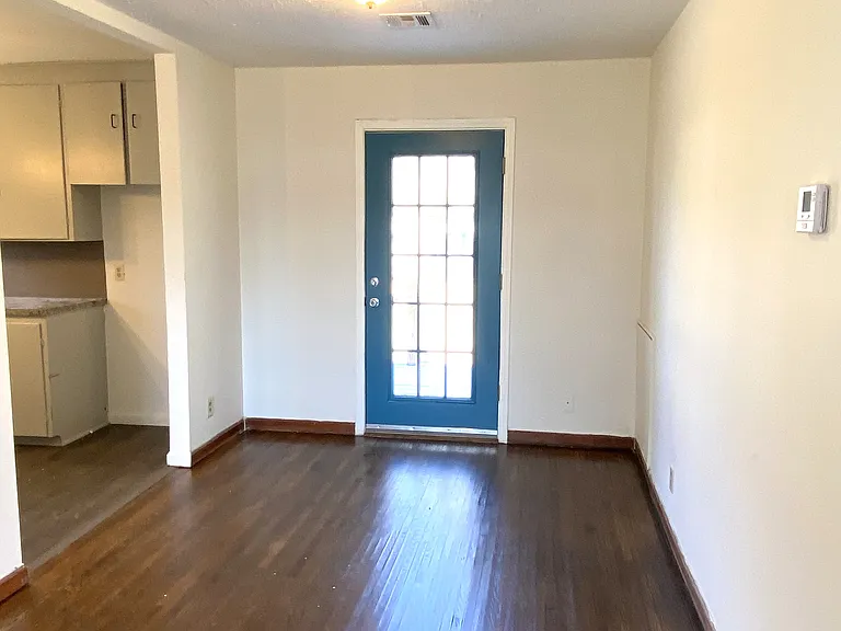 dining room and back door