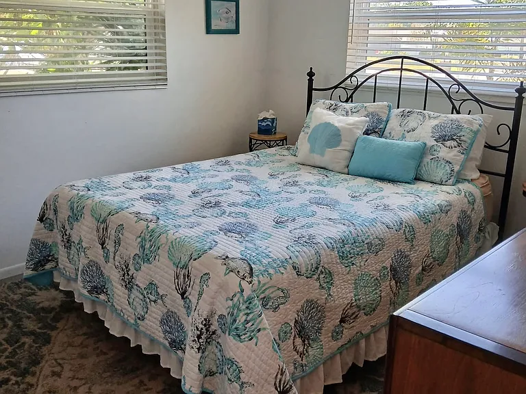 Sunny guest bedroom!