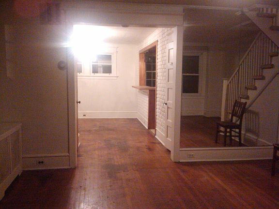 Living room through dining room