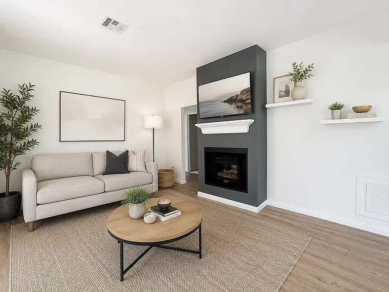 Living Room- Virtually staged