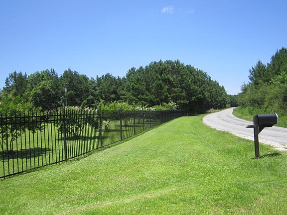 Wrought Iron Fence at entrance