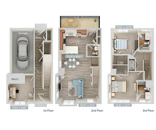 Floor plan B7T-1718