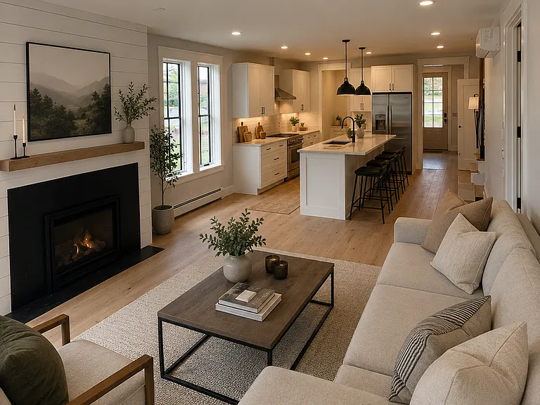 Ai rendering: living room