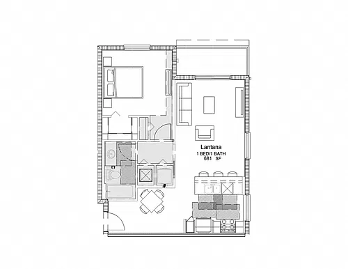 Floor plan Lantana