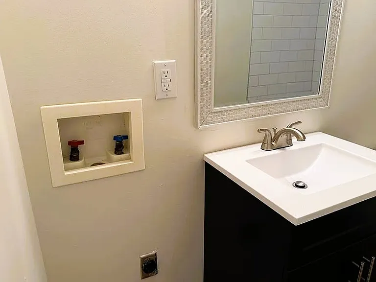Laundry Hookups for Stackable Washer/Dryer