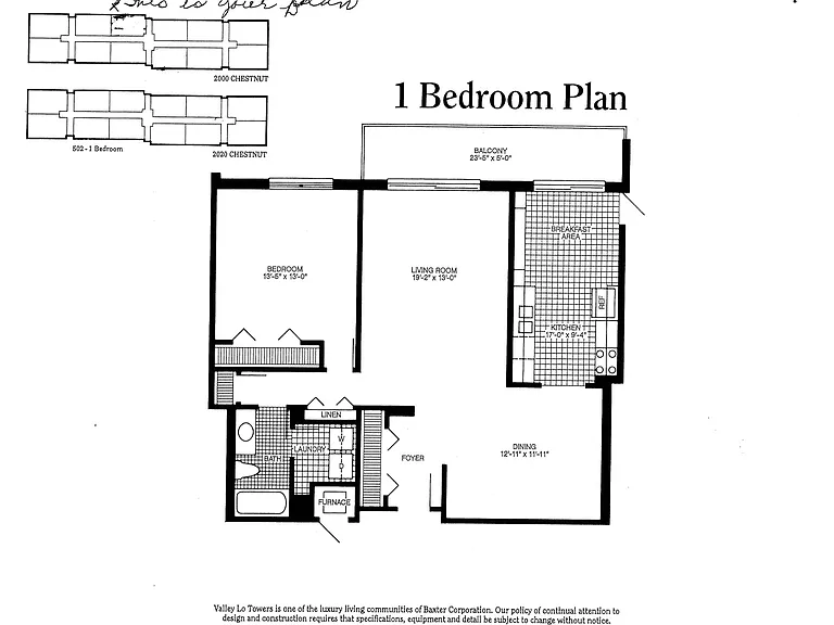 Nearly 1200 square feet of living space enough room for an office or day bed