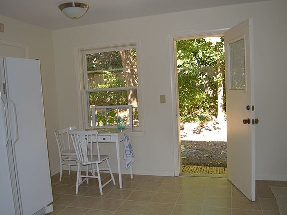 Breakfast nook in kitchen