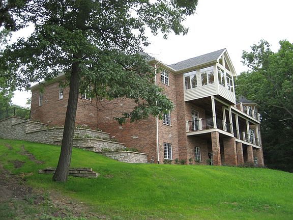 all brick with sun room