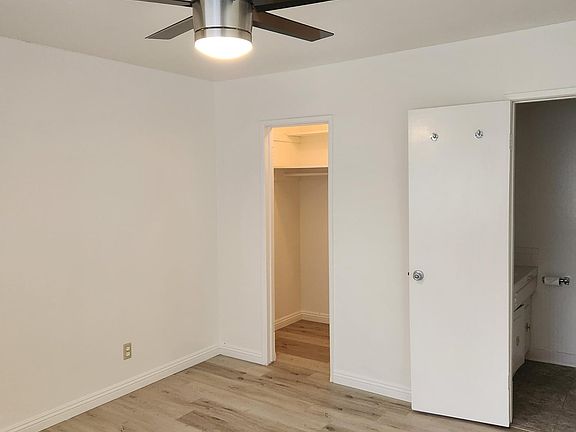 Master bedroom and closet