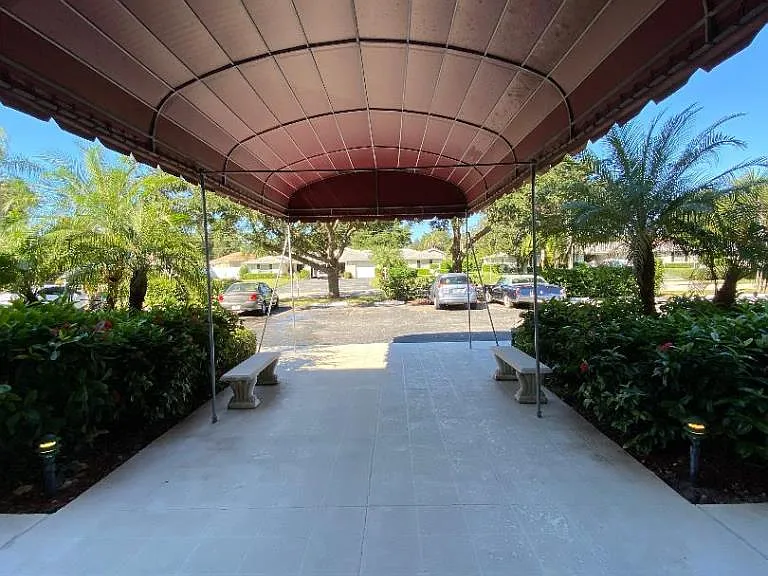 canopy entrance