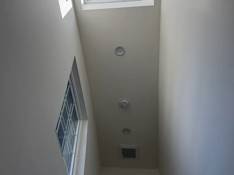 skylight in stairway