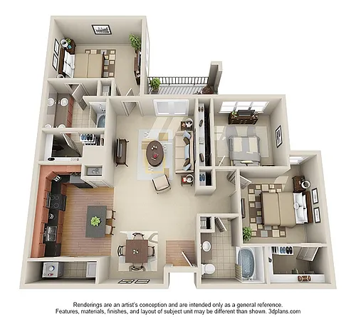 Floor plan Westheimer (C1)