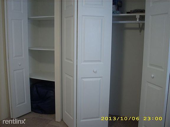 Master bedroom, closet area.