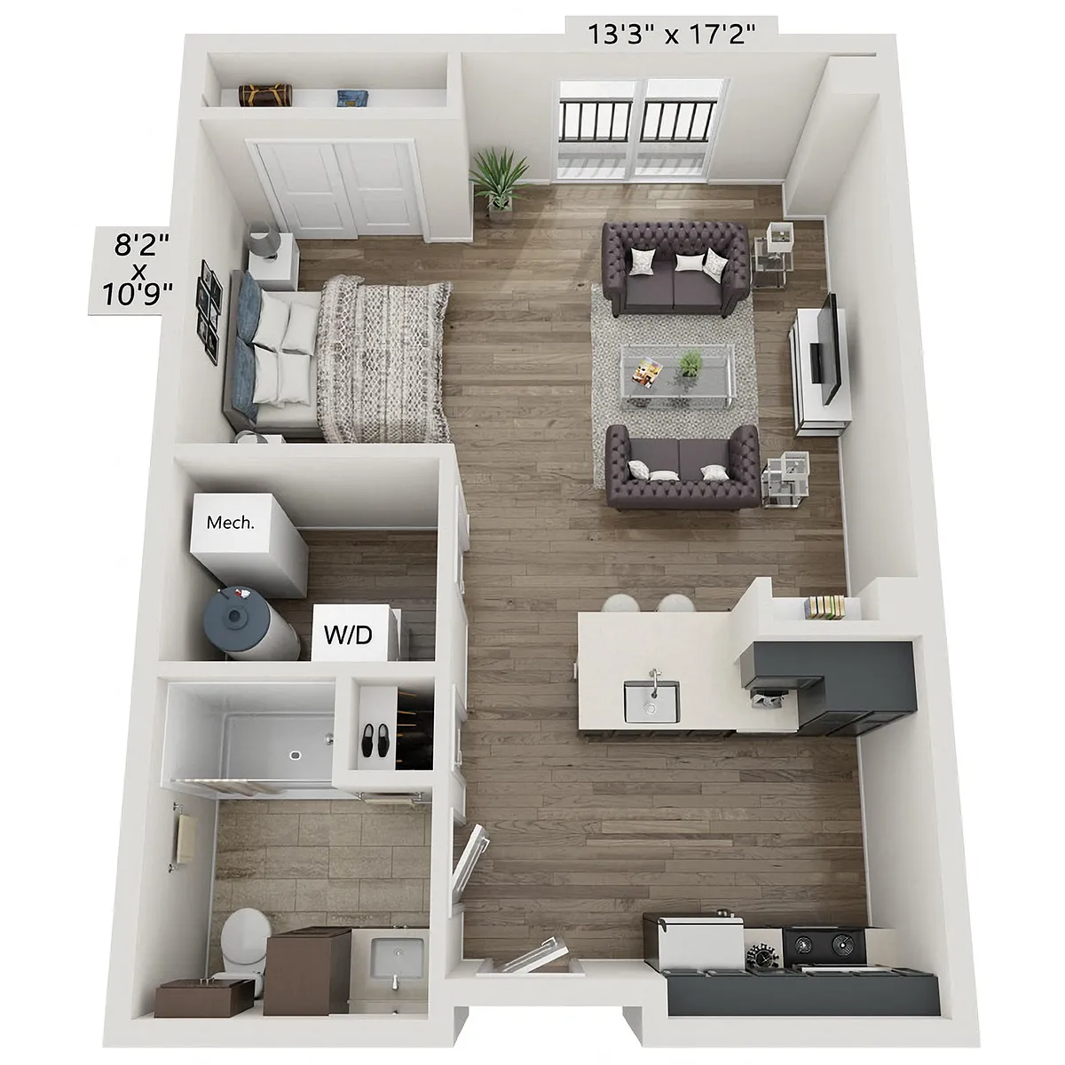 Floor plan Studio