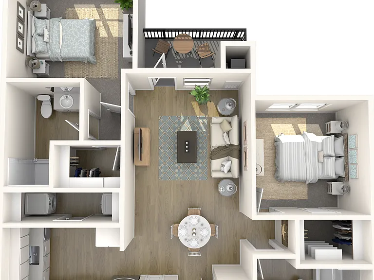 B1 | 2x2 | 1004 sq ft B1 | 2x2 | 1004 sq ft