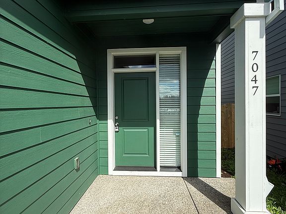 Front entry.