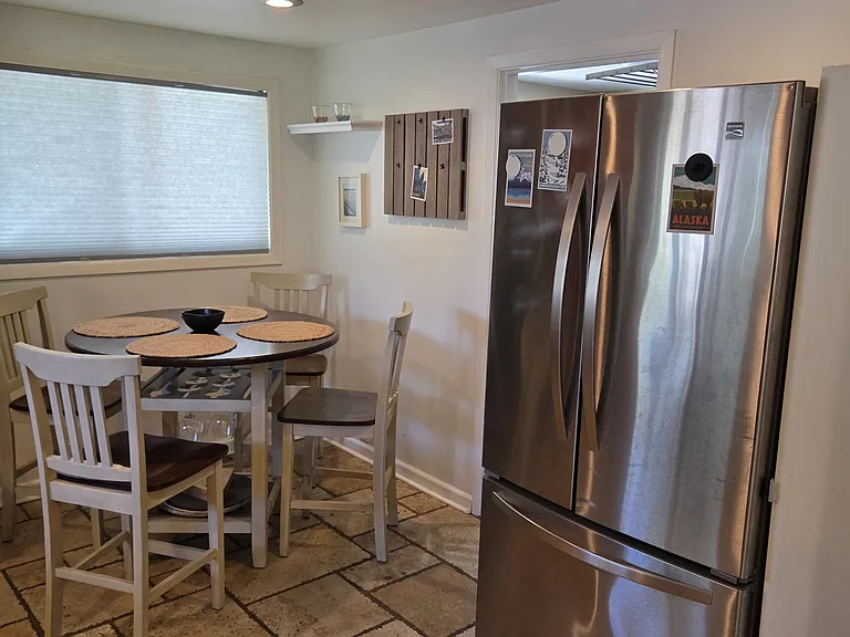 Kitchen closed blinds