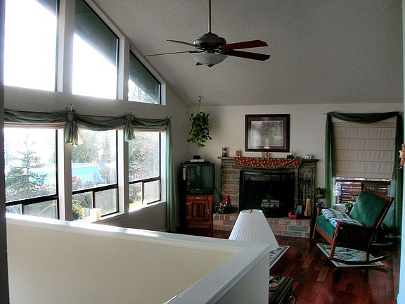 Vaulted ceilings in living and dining room will keep you very comfortable.