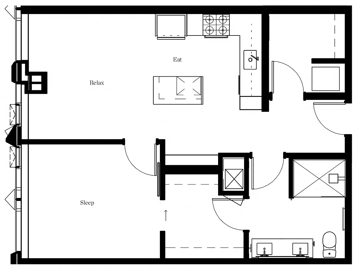 Floor plan 4303-4603