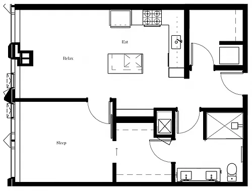 Floor plan 4303-4603