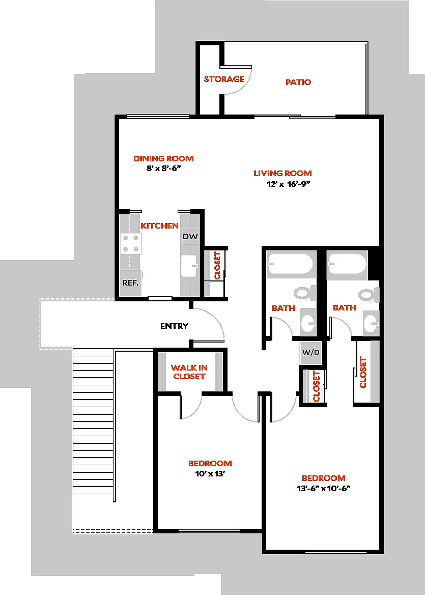 Floor plan Plan 2A