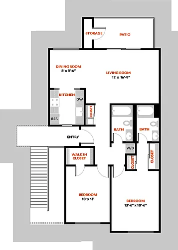 Floor plan Plan 2A