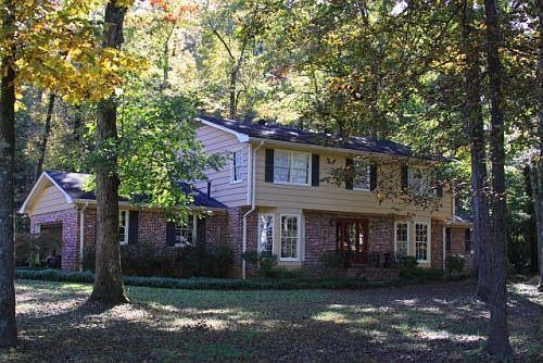 Front view of house