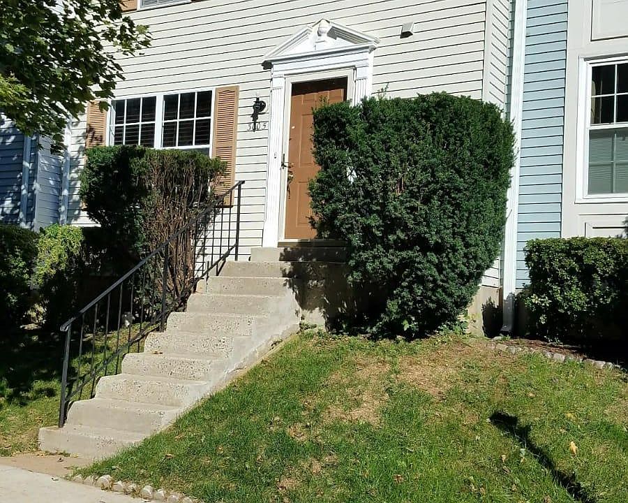 View of the front entrance.