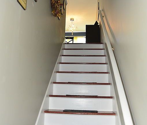 Stairway to living area