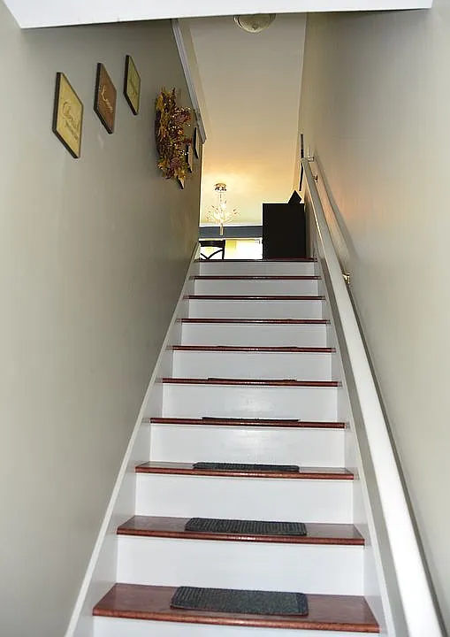 Stairway to living area