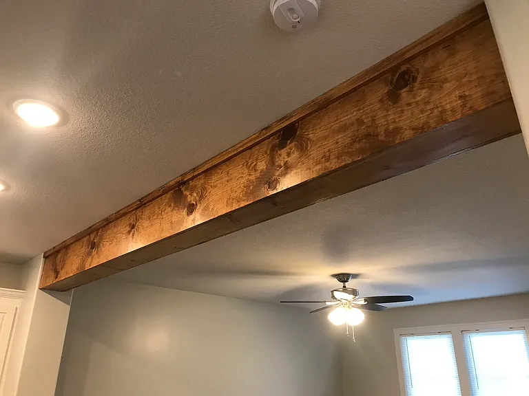 Rustic modern beam