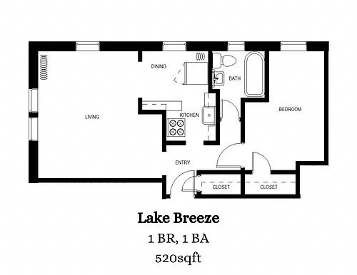Floor plan Lake Breeze