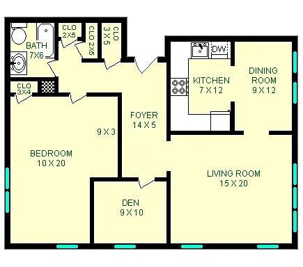 Floor plan Greenfield