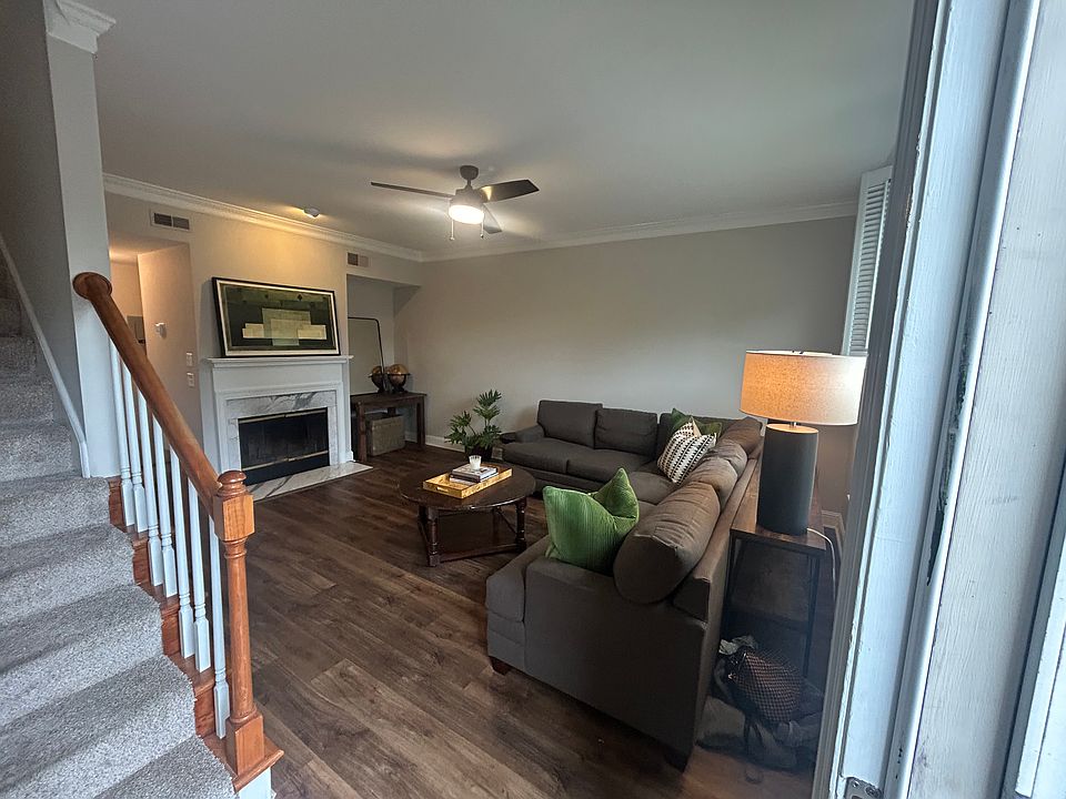 Living Room with Fireplace