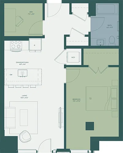 Floor plan A7D