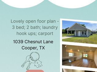 1039 Chesnut Ln, Cooper, TX 75432