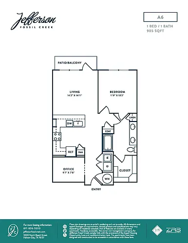 Floor plan A6- Attainable