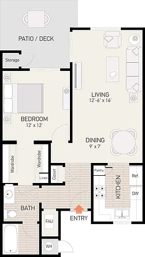 Floor plan Plan B