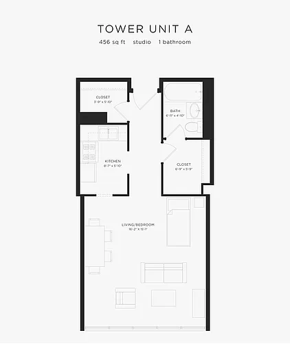 Floor plan Studio