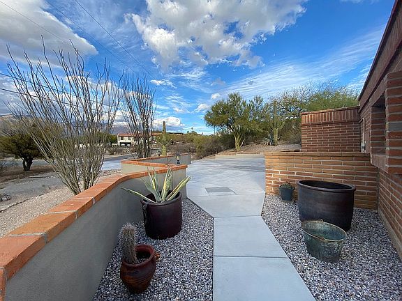 Front walk to front door