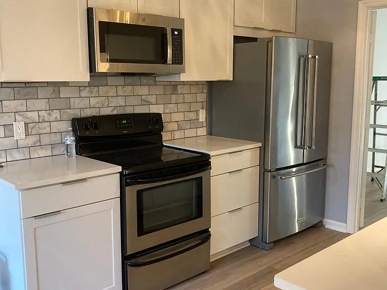 Extra wide galley kitchen