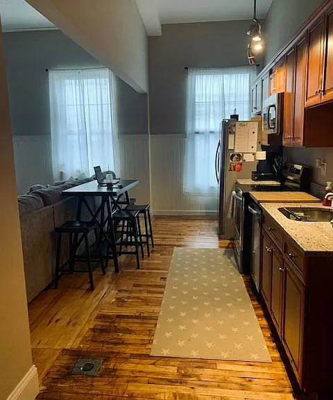 galley kitchen