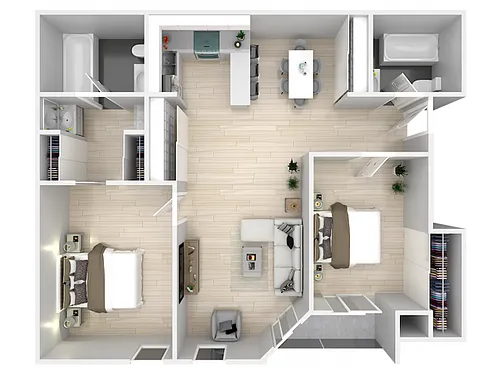 Floor plan 2X2