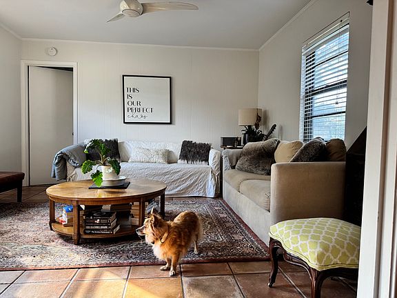 Two separate living areas.