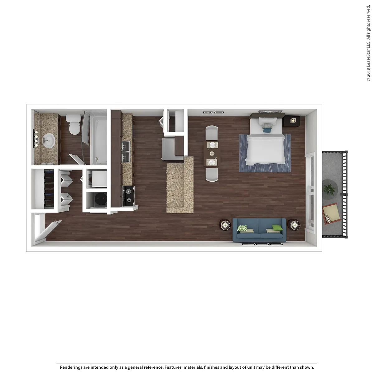 Floor plan Studio