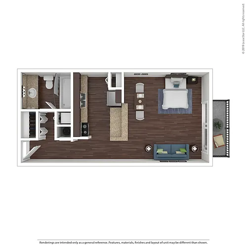 Floor plan Studio