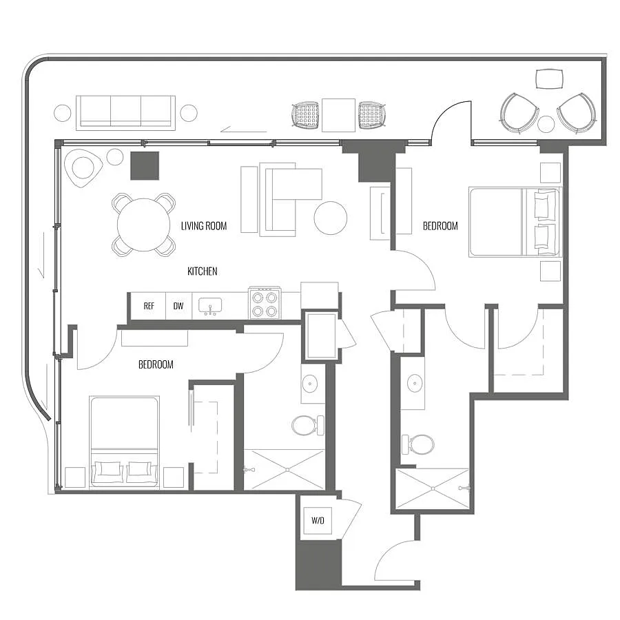 Floor plan Model B1